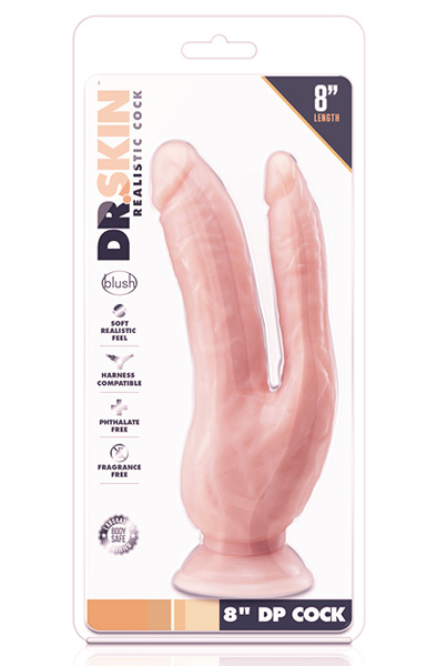 Dr. Skin DP Cock 20cm - Dubultā dildo 3