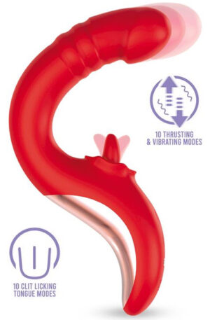Drako Vibe With Thrusting & Licking Tongue - Vibrators 1
