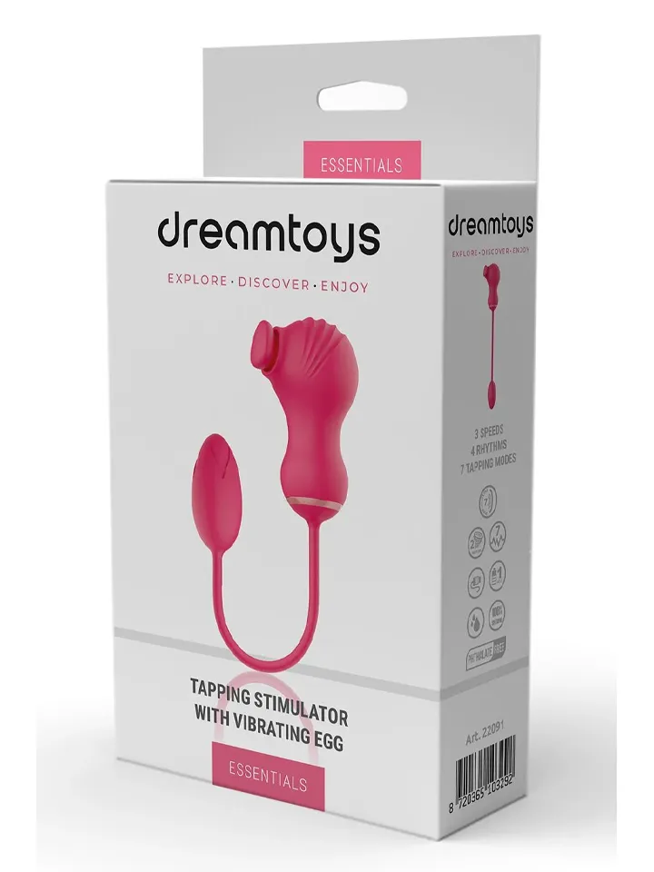 Dream Toys Flexible Dual Stimulator & Vibrating Egg - Vibratora ola 3 [full]