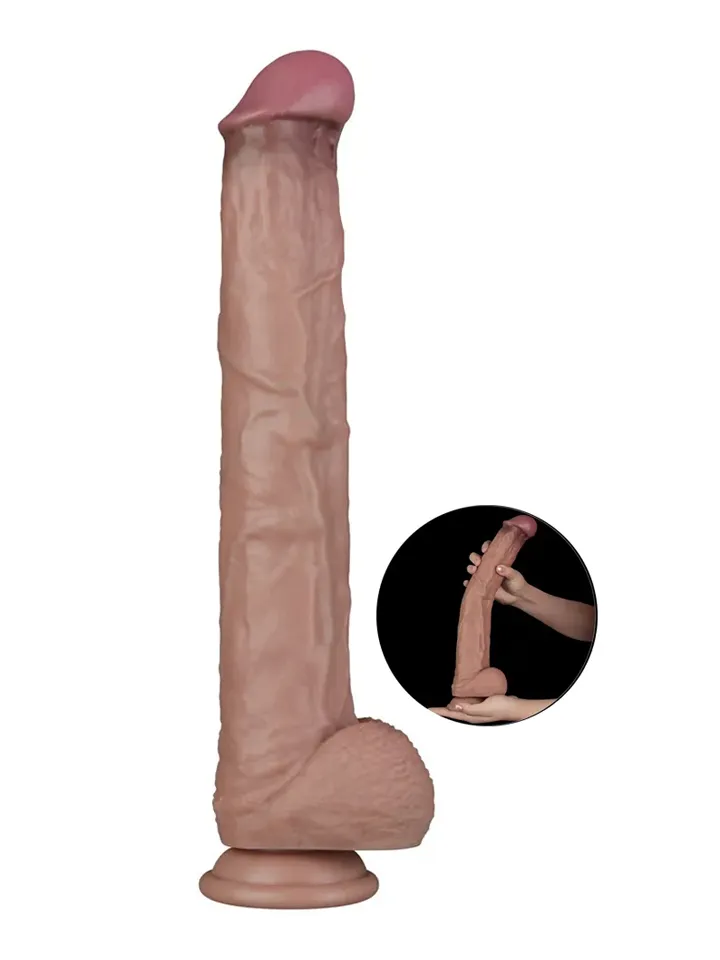 Dual Layered Bendable XXL Cock 37,5 cm - XXL dildo 1 [full]