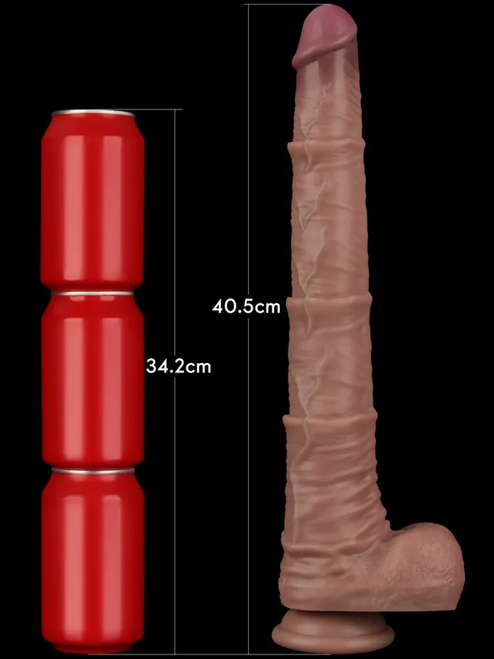 Dual Layered Bendable XXL Cock 40,5 cm - XXL dildo 3 [full]