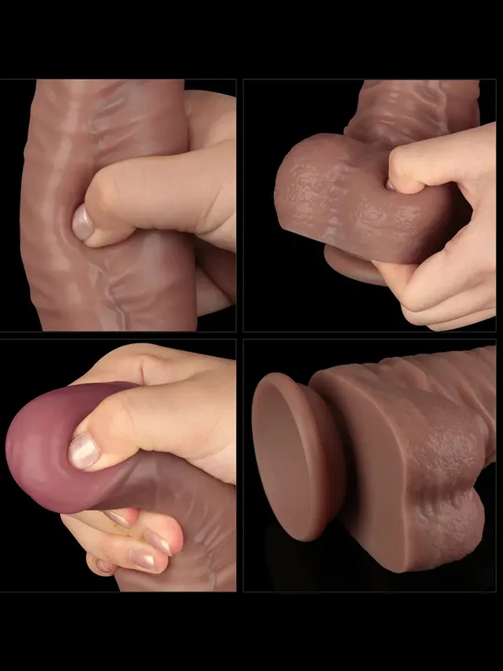 Dual Layered Bendable XXL Cock 40,5 cm - XXL dildo 5 [full]