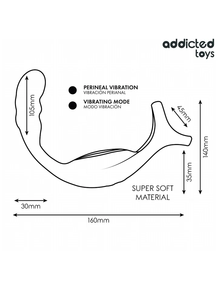 Dual Prostatic Cock Ring Remote Control - Prostatas vibrators ar dzimumlocekļa gredzenu 5 [full]