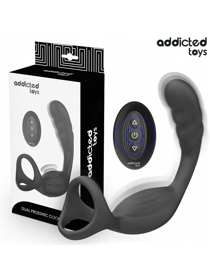 Dual Prostatic Cock Ring Remote Control - Prostatas vibrators ar dzimumlocekļa gredzenu 6 [full]