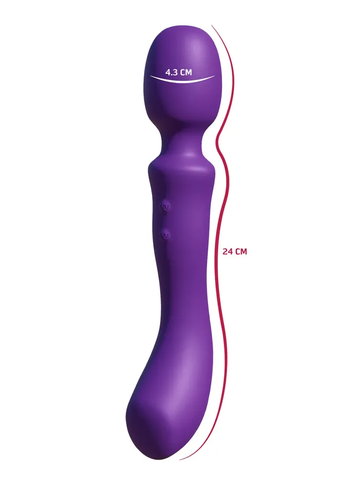 Dual-Sided Massaging Vibrating Wand - Burvju nūjiņa / masāžas zizlis 2 [full]