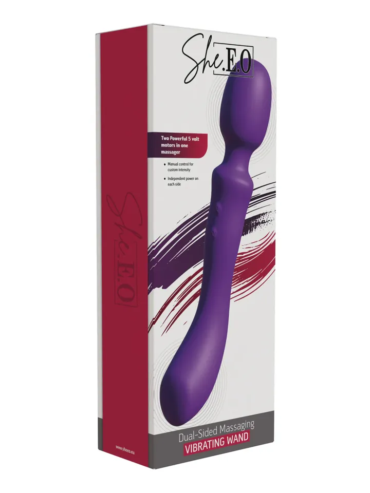 Dual-Sided Massaging Vibrating Wand - Burvju nūjiņa / masāžas zizlis 3 [full]