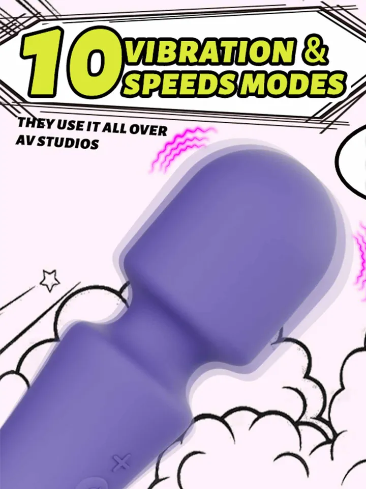 Duoduo Wand Purple 19,5 cm - Burvju nūjiņa / masāžas zizlis 2 [full]