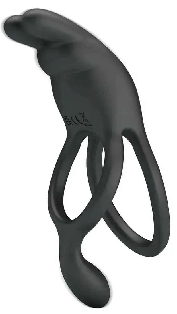 Dwayne Double Vibrating Rabbit Cock Ring - Trušu gaiļa gredzens 1