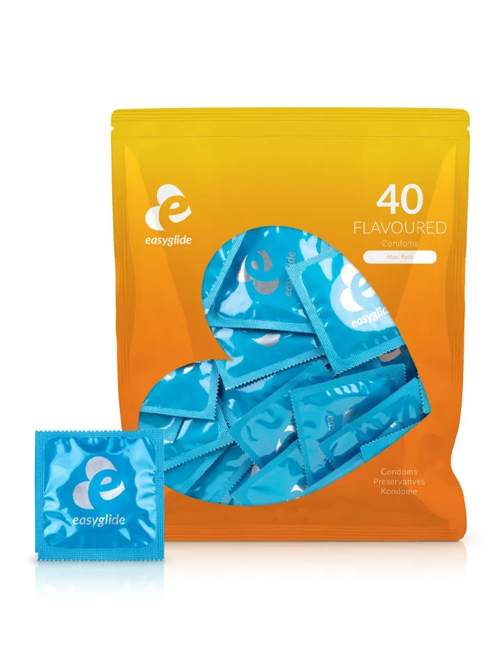 EasyGlide Flavored Condoms 40-pack - Prezervatīvi 1 [full]