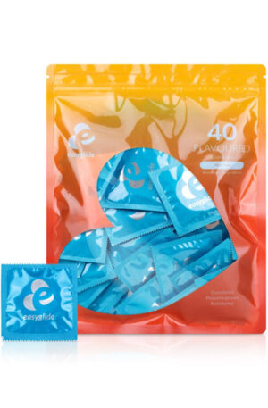 EasyGlide Flavored Condoms 40-pack - Prezervatīvi 1