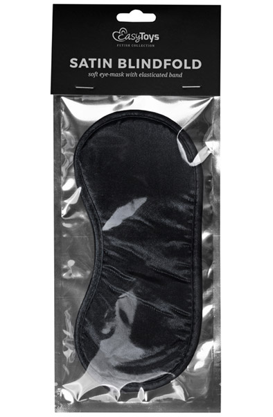 Easytoys Black Satin Eye Mask - Akls 2