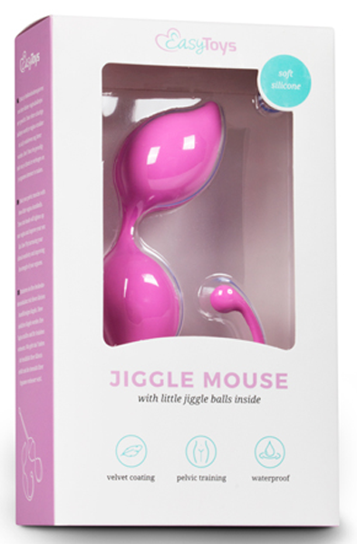 Easytoys Curved Kegel Balls Pink - Kegela bumbiņas 3