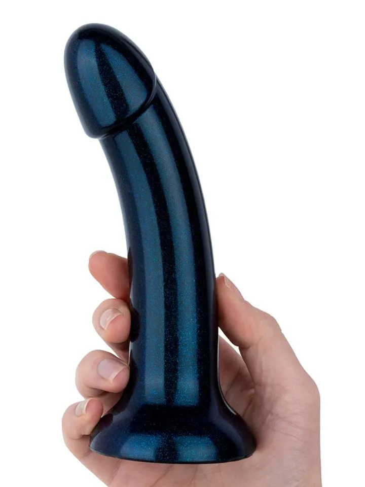 Easytoys Metallic Glitter Dildo 19 cm - Piesaistīšana 1 [full]