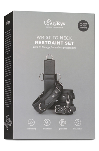 Easytoys Neck and Wrist Restraint Set - Amata meistars 3