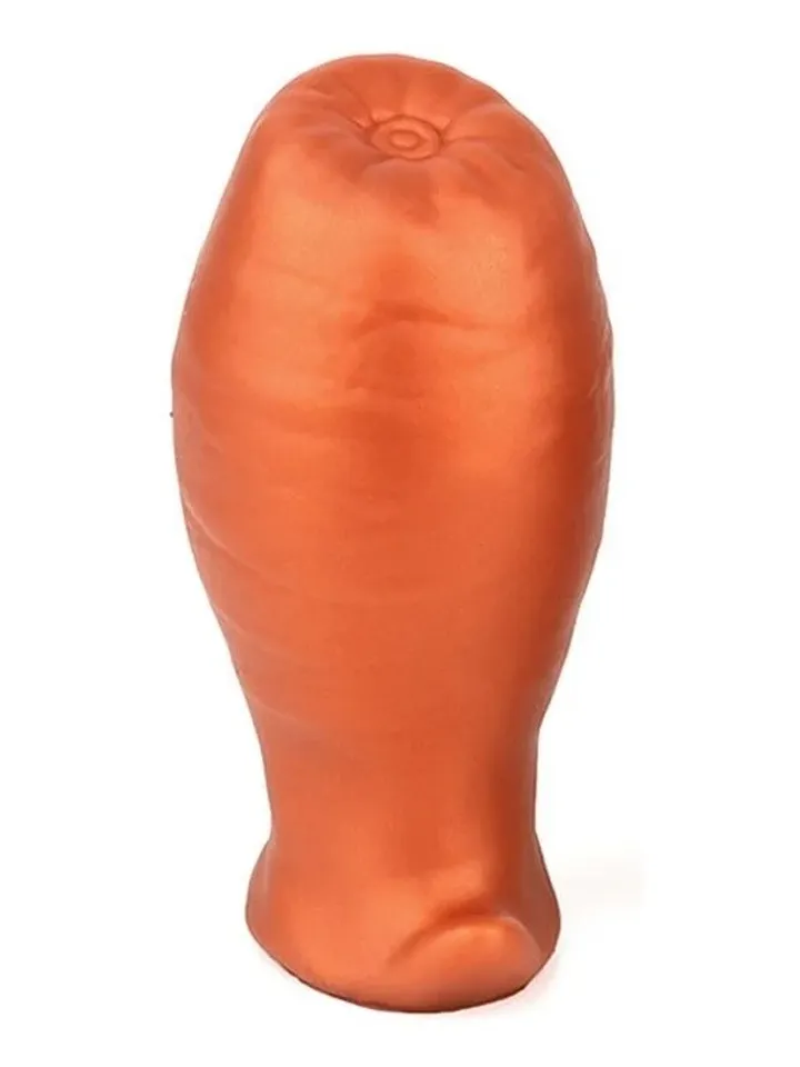 Egg Ass Plug Orange 10,5 cm - XL Buttplug 1 [full]