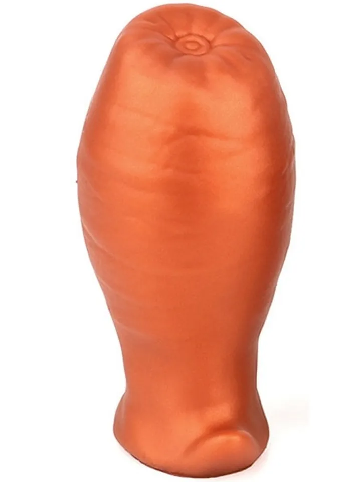 Egg Ass Plug Orange 12,5 cm - XL Buttplug 1