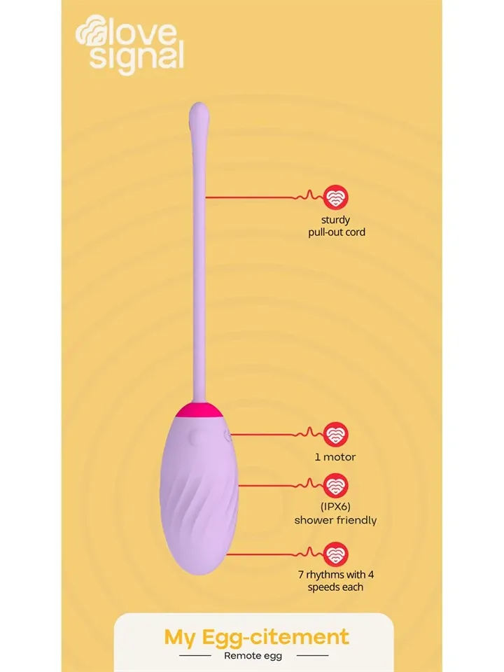 Eggcitement Wearable Vibrating Egg - Vibrējoša ola 2 [full]