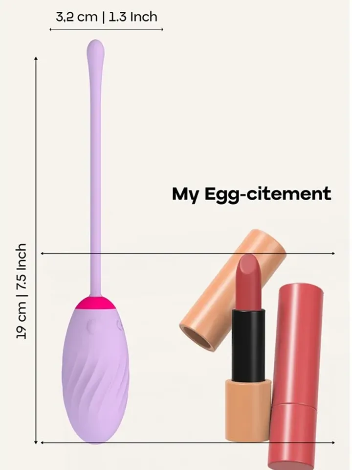 Eggcitement Wearable Vibrating Egg - Vibrējoša ola 3 [full]