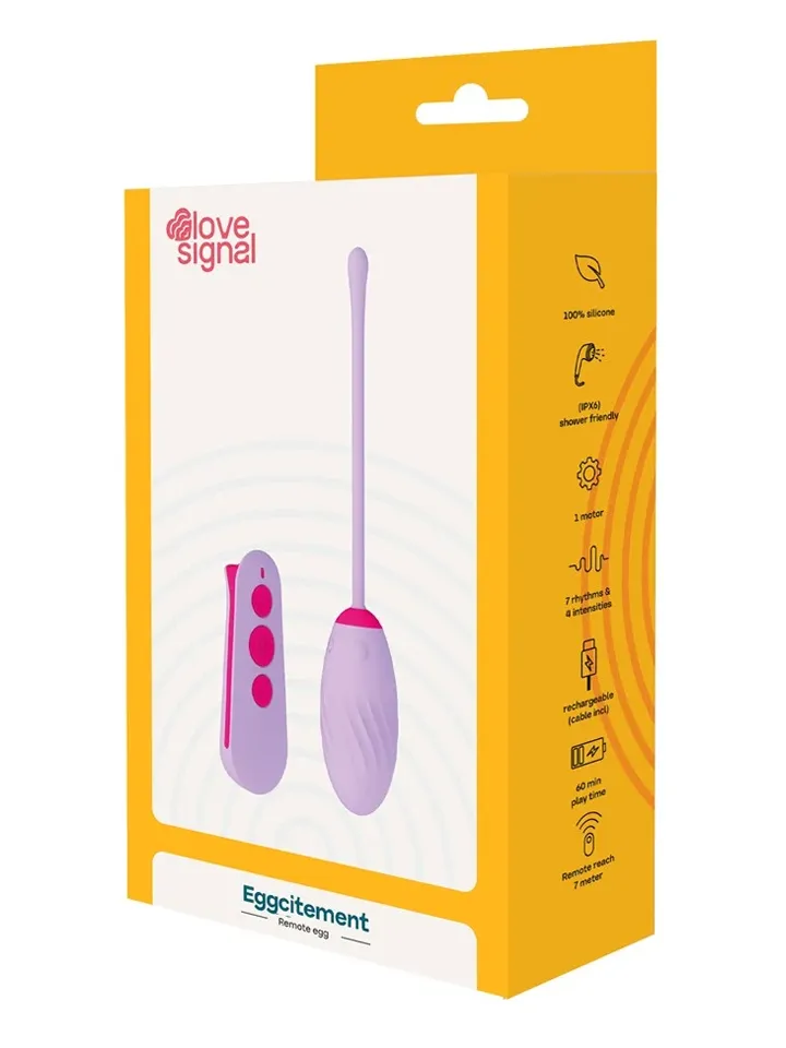 Eggcitement Wearable Vibrating Egg - Vibrējoša ola 4 [full]