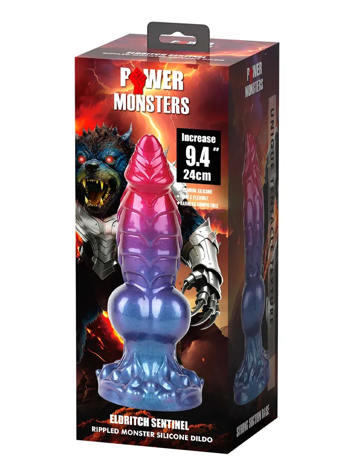 Eldritch Sentinel Rippled Monster Silicone Dildo 24 cm - Dragon dildo 4 [full]