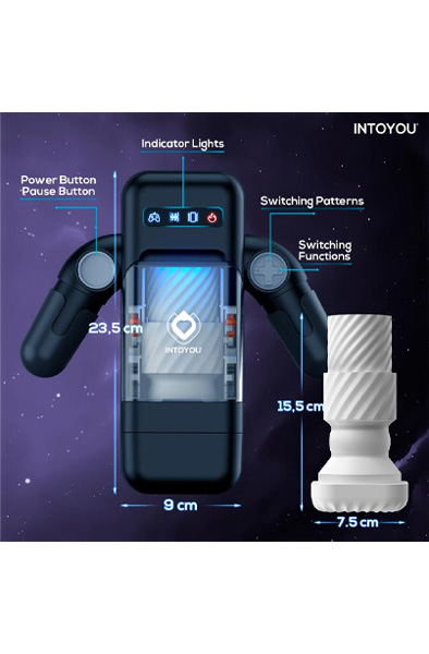 Elon Intelligent Masturbator With Heat, Up & Down Movement - Automātiskais masturbators 4