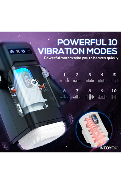 Elon Intelligent Masturbator With Heat, Up & Down Movement - Automātiskais masturbators 8