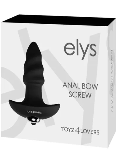 Elys Anal Bow Screw 10 cm - Vibrējošs anālais spraudnis 6