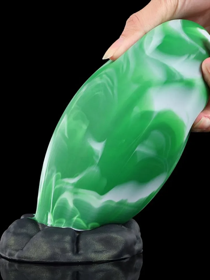 Emerald Egg Plug 15,5 cm - XL Buttplug 1 [full]