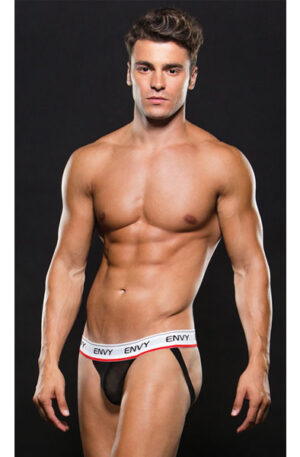 Envy Menswear Low-Rise Jockstrap Black - Jockstrap 1