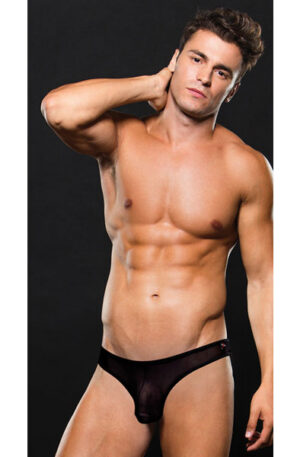 Envy Menswear Mesh Pants Black - Jockstrap 1