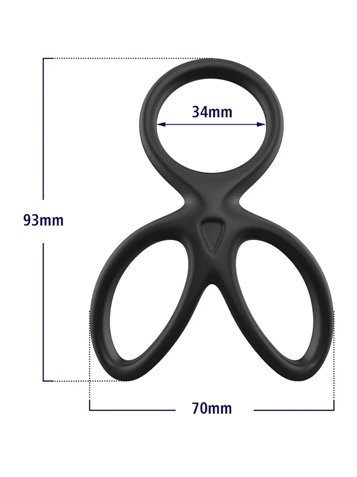 Erection Ring For Penis & Balls - Dzimumlocekļa un sēklinieku maisiņa gredzeni 4 [full]