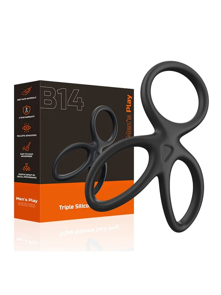 Erection Ring For Penis & Balls - Dzimumlocekļa un sēklinieku maisiņa gredzeni 5 [full]