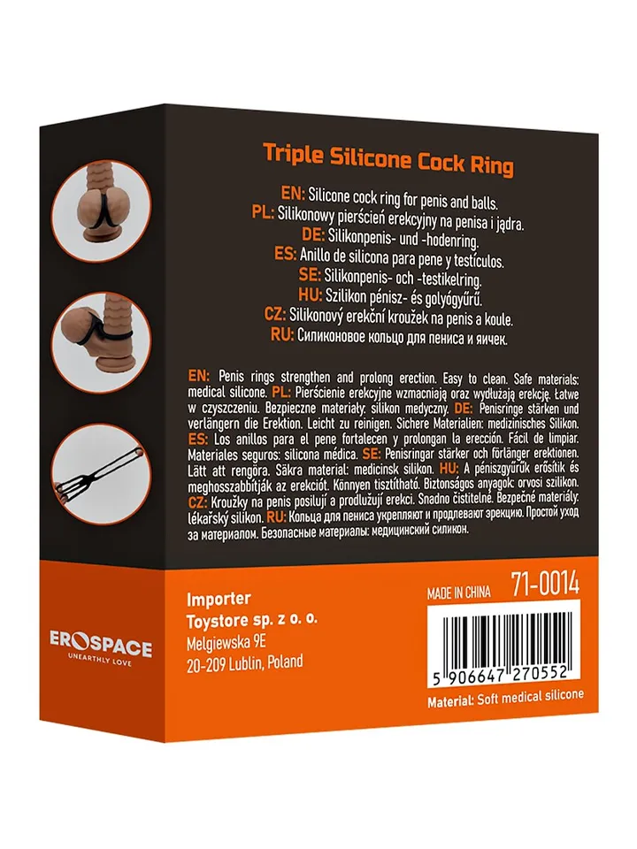 Erection Ring For Penis & Balls - Dzimumlocekļa un sēklinieku maisiņa gredzeni 6 [full]