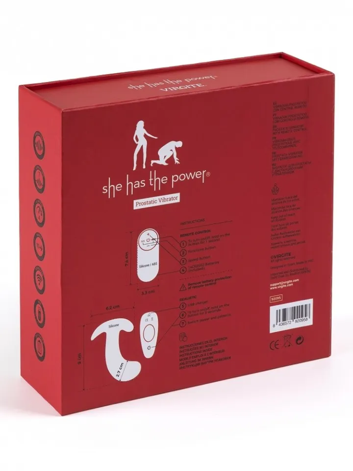 Ergonomic Prostate Vibrator With Remote - Prostatas vibrators 5 [full]