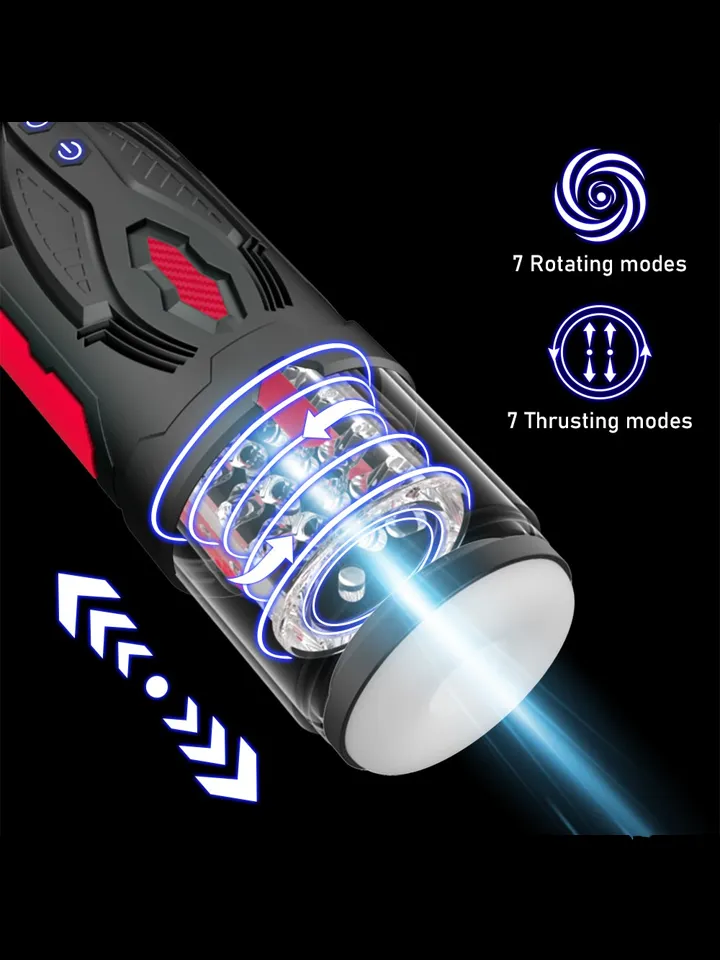 Erospace B1 Thrusting & Rotating Masturbator - Automātiskais masturbators 3 [full]