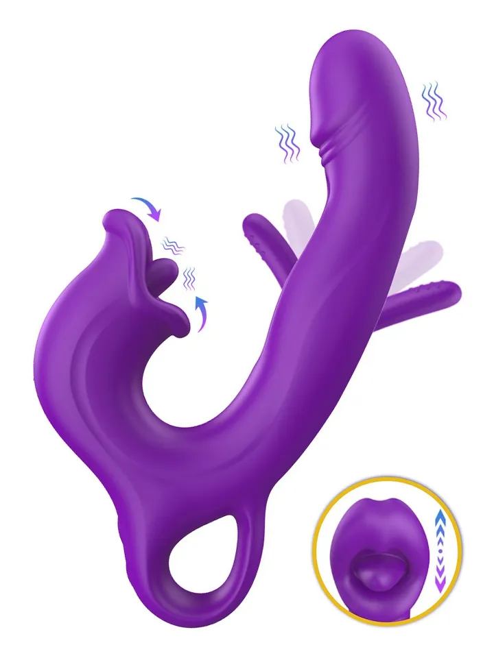 Erospace G-spot Vibrator With Clitoral Stimulation - Vibrators 3 [full]