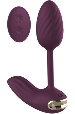 Essentials Flexible Wearable Vibrating Egg Purple - Vibrējoša ola 1