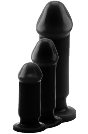 Evil Dark Anal Plug Set - Anālā spraudņa komplekts 1