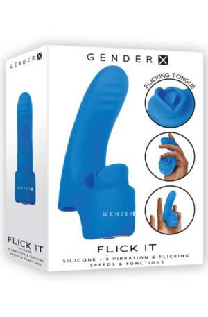 Evolved Gender X Flick It - Pirkstu vibrators 1