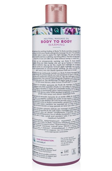 Exotiq Body To Body Warming Massage Oil 500 ml - Masāžas eļļa 2