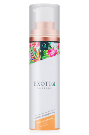Exotiq Massage Oil Vanilla Caramel 100ml - Masāžas eļļa vaniļas karamele 1