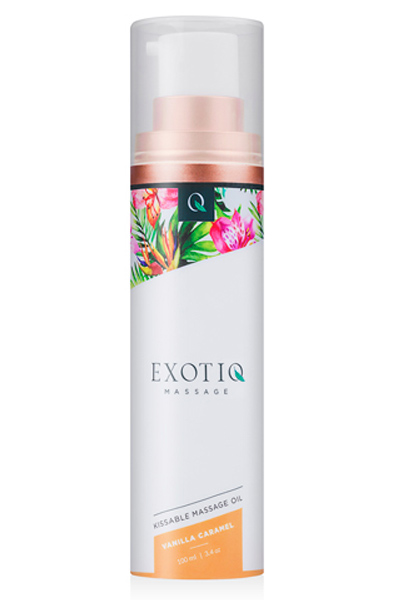 Exotiq Massage Oil Vanilla Caramel 100ml - Masāžas eļļa vaniļas karamele 1
