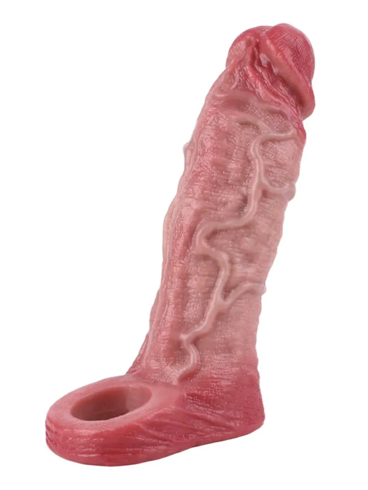 Extend My Dick Dipdick Penis Sleeve 18 cm - Penisa pagarinātājs/dzimumlocekļa piedurkne 2 [full]