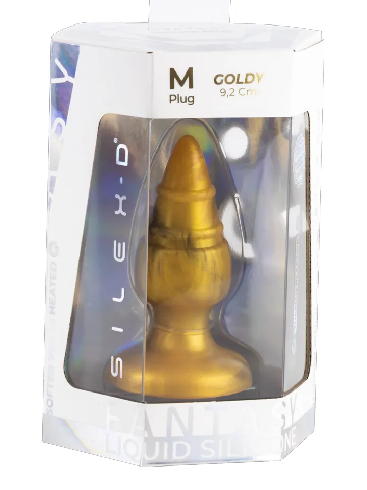 Fantasy Plugs Liquid Silicone Goldy - Anālais spraudnis 4 [full]