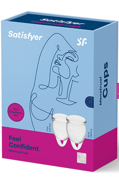 Feel Confident Menstrual Cup Transparent - Menstruāciju krūzes 3