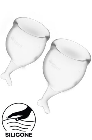 Feel Secure Menstrual Cup Transparent - Menstruāciju krūzes 1