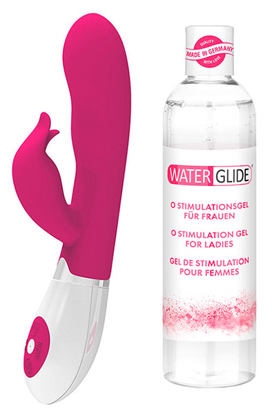 Felix G-spot Rabbit + Orgasm Gel 300ml - Piedāvājumi 1