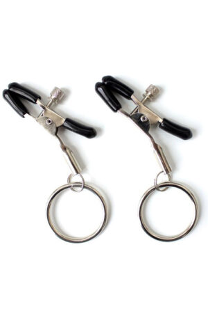 Fetish Addict Nipple Clamp With O Ring - Sprauslas skavas 1