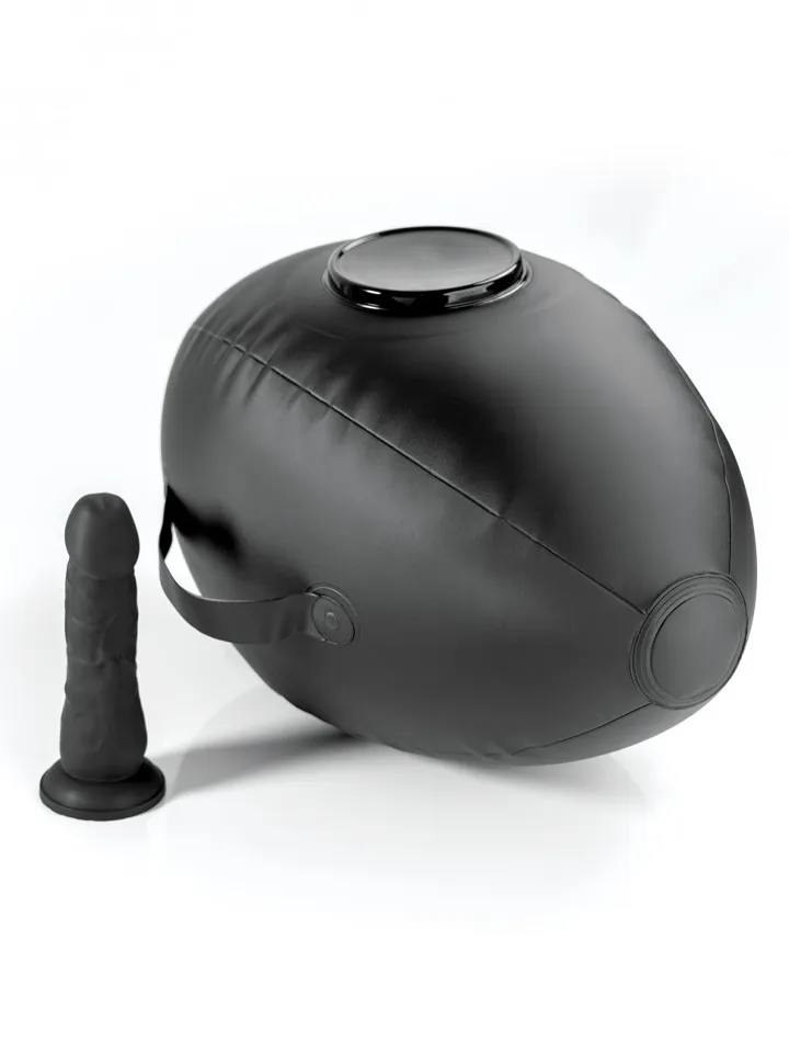 Fetish Fantasy Body Dock Inflatable Love Ball - Piepūšamais sēdeklis ar dildo 2 [full]