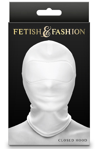 Fetish & Fashion Closed Hood White - BDSM maska 2